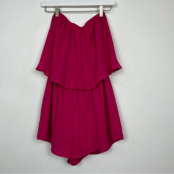 Show Me Your MuMu Pants - Show Me Youe MuMu pink mini off the shoulder romper